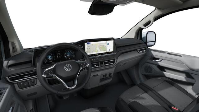 Volkswagen TRANSPORTER Bedrijfswagens Style 2.0 TDI 110 kW 150 pk 8 versn. Auto | BPM vrij | Achterdeuren zonder ruit | Navigatiesysteem 13" met draadloos App-Connect | Zitpakket 3 voor Life & Style - armleuningen, bijrijdersbank met doorlaadfunctie en klaptafel |