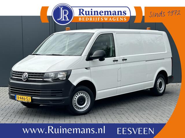 Volkswagen TRANSPORTER 2.0 TDI 150 PK / L2H1 / 1e EIG. / AIRCO / NAVI / 2X SCHUIFDEUR / 3-ZITS / TREKHAAK / INRICHTING / CAMERA / BLUETOOTH