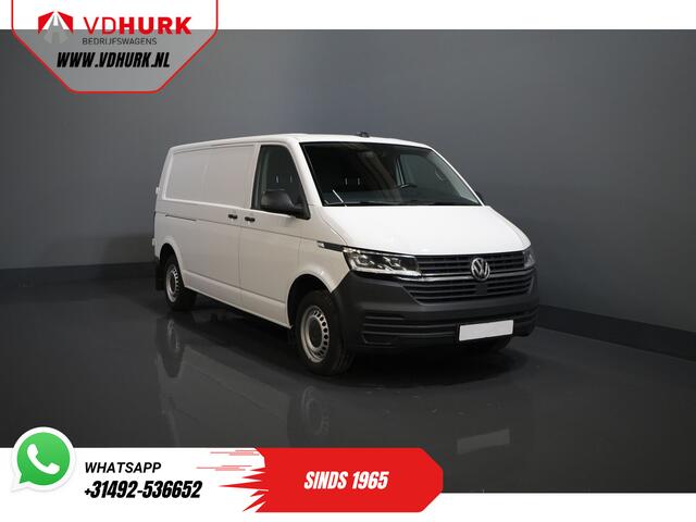 Volkswagen TRANSPORTER Volkswagen Transporter T6.1 2.0 TDI 150 pk DSG Aut. L2 2x Schuifdeur/ LED/ Stoelverw./ Standkachel/ Carplay/ 2.5t Trekverm.