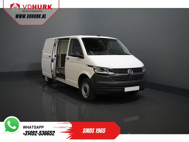 Volkswagen TRANSPORTER Volkswagen Transporter T6.1 2.0 TDI 150 pk DSG Aut. L2 2x Schuifdeur/ LED/ Stoelverw./ Standkachel/ Carplay/ 2.5t Trekverm.