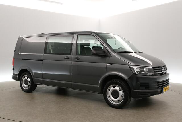 Volkswagen TRANSPORTER 2.0 TDI L2H1 | Dubbele Cabine | 6 Persoons | 204PK | Airco | Camera | Carplay | Cruise | Navi | Trekhaak