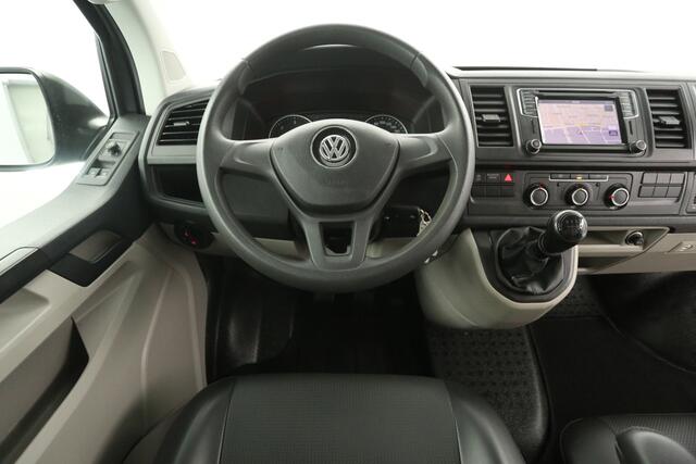 Volkswagen TRANSPORTER 2.0 TDI L2H1 | Dubbele Cabine | 6 Persoons | 204PK | Airco | Camera | Carplay | Cruise | Navi | Trekhaak