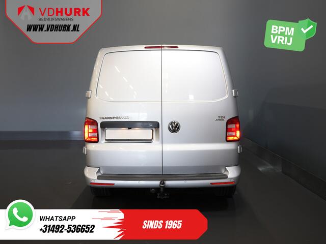 Volkswagen TRANSPORTER 2.0 TDI 140 pk DSG Aut. L2 Highline BPM VRIJ! LED/ 2x schuifdeur/ Stoelverw./ Standkachel/ Riem V.V/ Sidebars/ 18''LMV/ Camera/ Cruise/ Trekhaak/ Airco