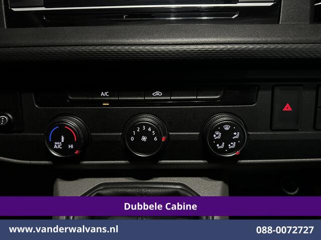 Volkswagen TRANSPORTER 2.0 TDI L2H1 Dubbele Cabine Euro6 Airco | 2200kg Trekhaak | Apple Carplay Cruiscontrol, Android Auto, 5-Zits, Parkeersensoren