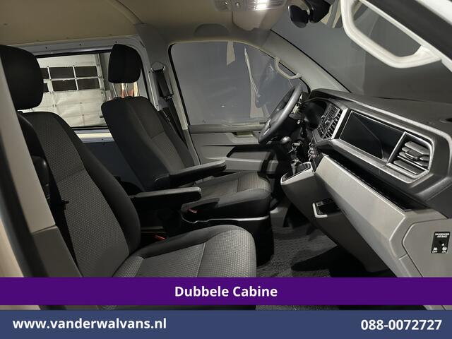 Volkswagen TRANSPORTER 2.0 TDI L2H1 Dubbele Cabine Euro6 Airco | 2200kg Trekhaak | Apple Carplay Cruiscontrol, Android Auto, 5-Zits, Parkeersensoren