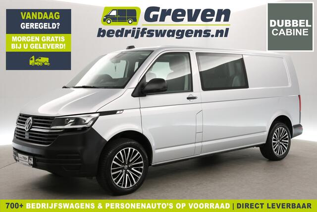 Volkswagen TRANSPORTER 2.0 TDI T6 L2H1 150PK | DC | 5-Zits | Automaat | Airco | Adaptive Cruise | Carplay | Trekh. | Stoelverw.