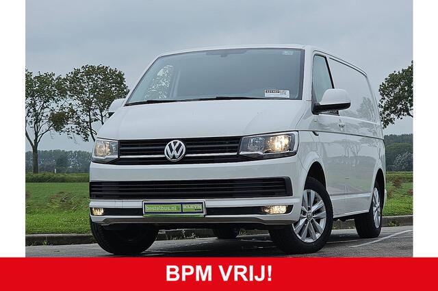 Volkswagen TRANSPORTER 2.0 TDI L1H1 102Pk Lm-Velgen NAP Airco Euro6 1e Eigenaar Voorruitverwarming Bumpers-Kleur!