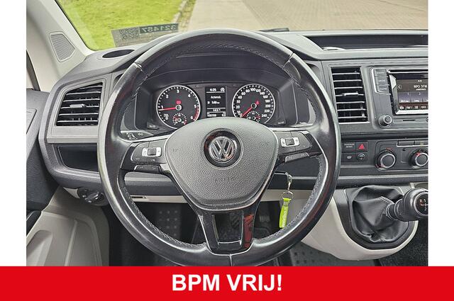 Volkswagen TRANSPORTER 2.0 TDI L1H1 102Pk Lm-Velgen NAP Airco Euro6 1e Eigenaar Voorruitverwarming Bumpers-Kleur!