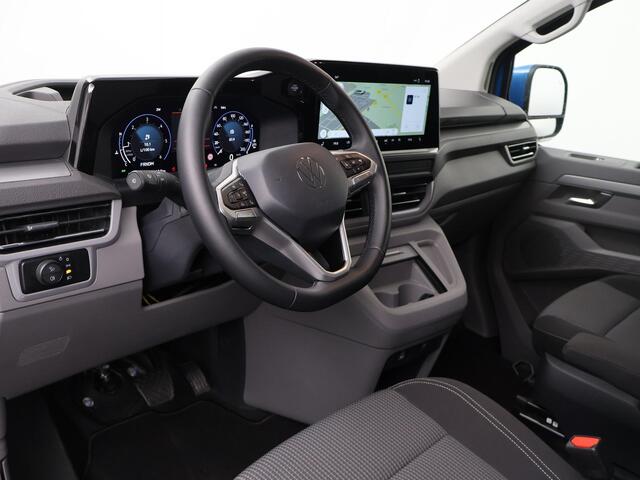 Volkswagen TRANSPORTER 2.0 TDI L2H1 Bulli 170 pk Automaat | BPM Vrij | IQ-LED | Comfortstoelen | Navigatie Apple Carplay/Android Auto DAB+ MF-Stuur | Cruise Control Adaptief | Parkeersensoren V+A + Achteruitrijcamera | LM 19" Zwart | Sidebars Zwart | Glaslookpanelen | Spoiler A