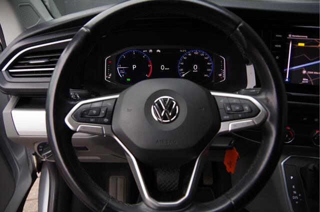 Volkswagen TRANSPORTER 2.0 TDI L2 BULLI, 150PK AUT. GLASSLOOK, LED, TREKHAAK, VIRTUAL, ADAPT. CRUISE, NAVI, AIRCO, PARKEERSENSOREN, CARPLAY, NL AUTO, NAP