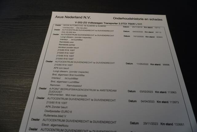 Volkswagen TRANSPORTER 2.0 TDI EURO 6 - Airco - Cruise - PDC - ¤ 11.900,- Excl.