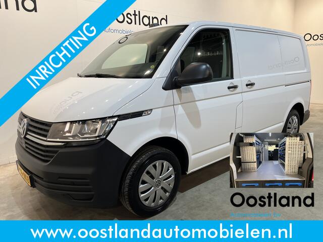 Volkswagen TRANSPORTER 2.0 TDI L1H1 150 PK Automaat Servicebus / Sortimo Inrichting / Euro 6 / 2X Schuifdeur / Airco / Cruise Control / Camera / CarPlay / Navigatie / Klep