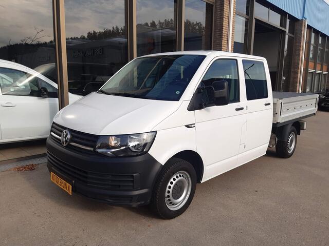 Volkswagen TRANSPORTER 2.0 TDI 150 Pk L2 Dubbel Cabine 6-Persoon Airco Cruise control Trekhaak 2500 Kg