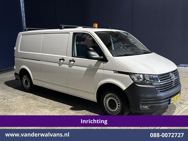 Volkswagen TRANSPORTER 2.0 TDI 150pk L2H1 Inrichting Euro6 Airco | Omvormer | Camera | 2500kg Trekhaak | Apple Carplay Android Auto, Cruisecontrol, Parkeersensoren