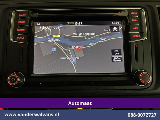 Volkswagen TRANSPORTER 2.0 TDI 150pk Automaat L2H1 inrichting Euro6 Airco | 2500kg Trekhaak | Omvormer | Navigatie, Apple Carplay, Cruisecontrol, Android Auto, Parkeersensoren, Bijrijdersbank