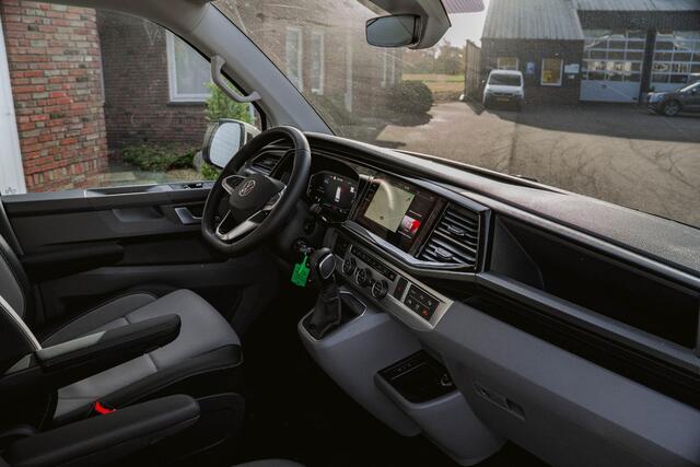 Volkswagen TRANSPORTER 2.0 TDI 204 pk L2H1 Highline 2x Elek. Schuifdeur Leder Duo, Parkeerhulp, LED, Navi, Elek. Achterklep, 5-Zits