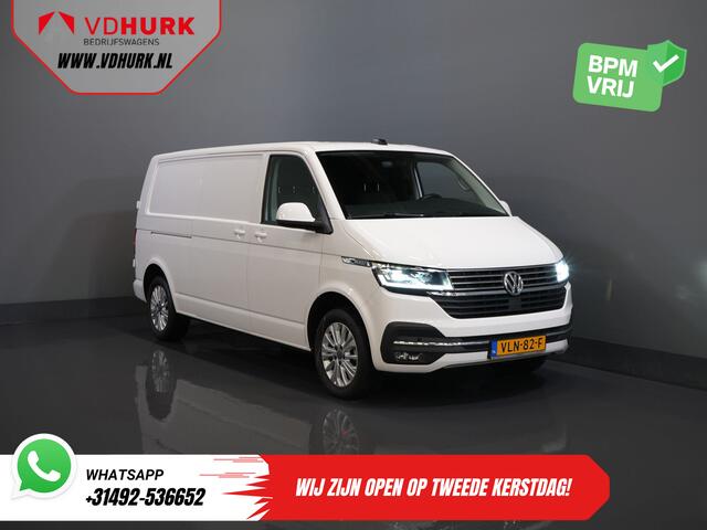 Volkswagen TRANSPORTER 2.0 TDI L2 BULLI BPM VRIJ! NL Auto/ LED/ Adapt. Cruise/ Virtual Cockpit/ 17" LMV/ Carplay/ PDC/ Airco