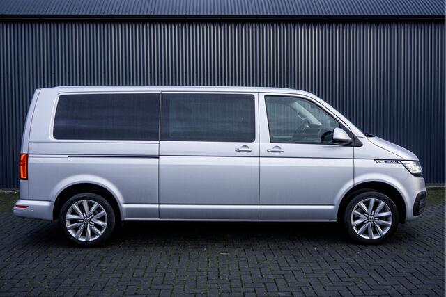 Volkswagen TRANSPORTER 6.1 2.0 TDI L2H1 | DC | Bulli | 200PK | Leder | Carplay | Virtual | Adapt Cruise