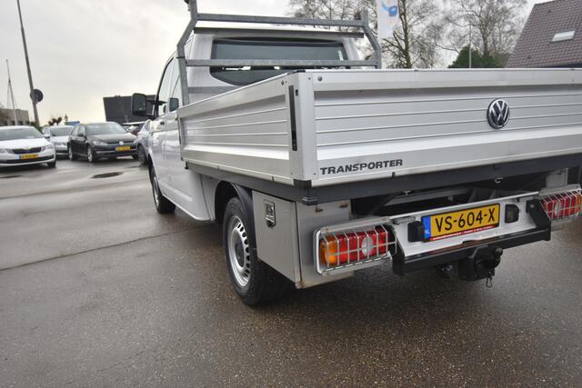 Volkswagen TRANSPORTER 2.0 TDI L2H1 DC , 140PK , TREKHAAK , AIRCO , 6-PERSOONS ,