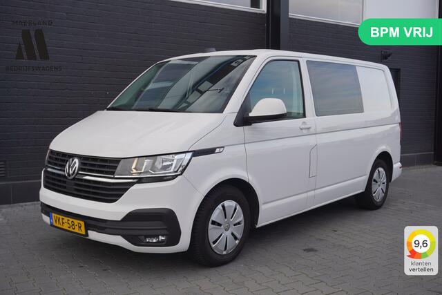 Volkswagen TRANSPORTER 2.0 TDI 150PK EURO 6 AUTOMAAT Dubbel Cabine - Airco - Navi - Cruise - ¤22.950,- Excl.