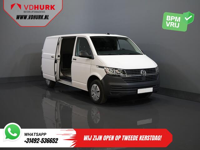 Volkswagen TRANSPORTER 2.0 TDI 150 pk DSG Aut. L2 BPM VRIJ! Adapt.Cruise/ Standkachel/ Stoelverw./ Carplay/ Camera/ PDC/ Trekhaak/ Airco