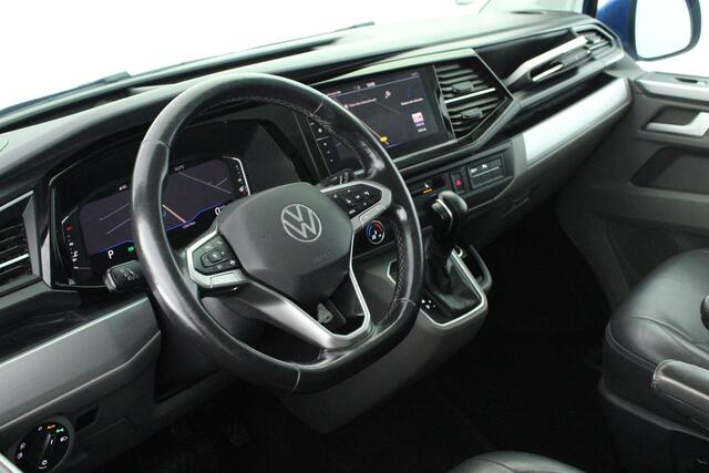 Volkswagen TRANSPORTER 2.0 TDI 150pk DSG L2H1 DC Bulli Trekhaak Camera Leder ACC Stoelverwarming Virtual Cockpit Navigatie