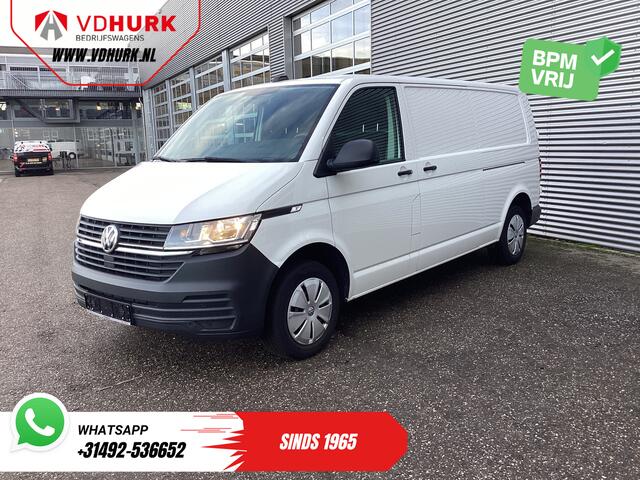 Volkswagen TRANSPORTER 2.0 TDI 150 pk DSG Aut. L2 Carplay/ 2x Schuifdeur/ Stoelverw./ Airco/ Cruise/ PDC V+A/ Trekhaak