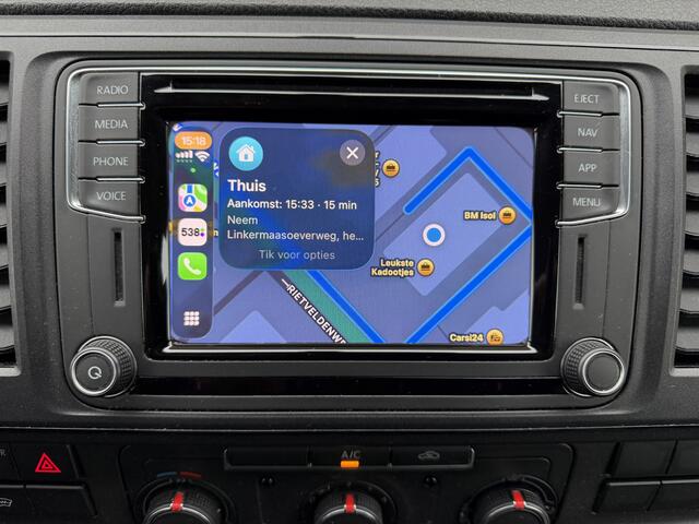 Volkswagen TRANSPORTER 2.0 TDI 150PK Euro 6 L2H1 DC Comfortline Plus CarPlay/Cruise control/trekhaak