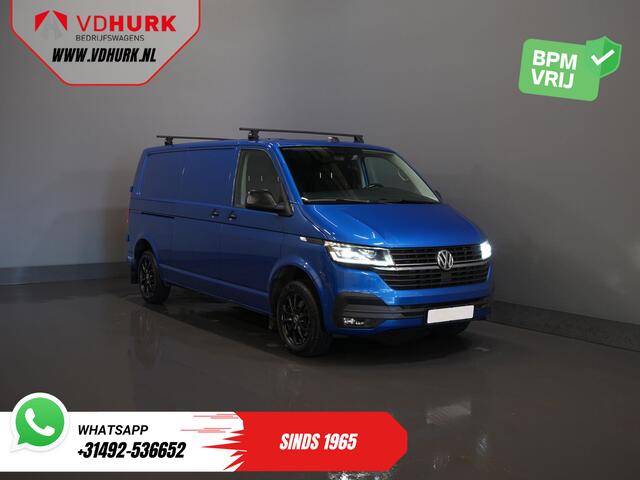 Volkswagen TRANSPORTER 2.0 TDI 150 pk DSG Aut. L2 LED/ Adapt.Cruise/ Standkachel/ Carplay/ 2.5t Trekverm./ Stoelverw./ Airco/ Dakdragers/ Camera/ PDC/ Trekhaak