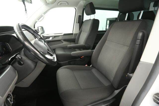 Volkswagen TRANSPORTER 2.0 TDI L2H1 Bulli 150PK | Aut. | Dubbele Cabine | Airco | Adap. Cruise | Virtual | Camera | Trekh. | Carplay | Navi