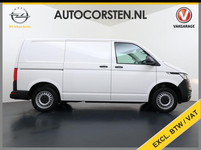 Volkswagen TRANSPORTER 2.0TDI 150PK Automaat L1H1 28 3-Persoons Euro 6 Trekhaak Navi* Apple Carplay Android Auto Airco Cruise Control Pdc Comfortline Betonplex Vloer Lat om Lat Wandbetimmering Schuifdeur 2.500KG Trekgewicht 1e Eigenaar Origineel Nederlandse Bestelbus