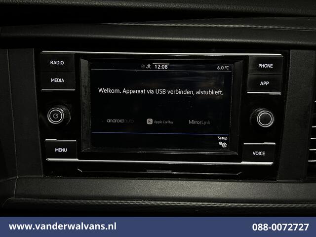 Volkswagen TRANSPORTER 2.0 TDI L1H1 Euro6 Airco | Apple Carplay | Cruisecontrol | LM-velgen | Trekhaak | Parkeersensoren Android Auto, Bijrijdersbank