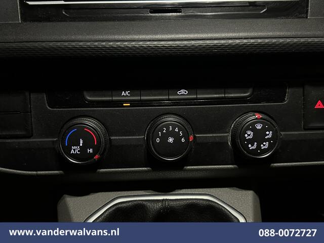 Volkswagen TRANSPORTER 2.0 TDI L1H1 Euro6 Airco | Apple Carplay | Cruisecontrol | LM-velgen | Trekhaak | Parkeersensoren Android Auto, Bijrijdersbank