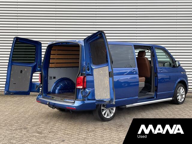 Volkswagen TRANSPORTER 2.0TDI L2H1 199PK DC BULLI Automaat Lederen bekleding Camera Cruise Airco Stoelverwarming LED