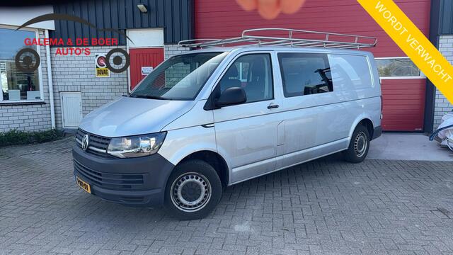 Volkswagen TRANSPORTER 2.0 TDI L2H1 DC 6 PERS / TREKHAAK / 1STE EIG / DEALER OH / LEDER / AIRCO / BLUETOOTH / CRUISE / NL-AUTO