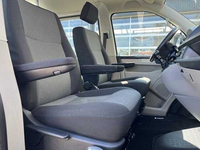 Volkswagen TRANSPORTER 2.0 TDI L2H1 DC Euro 6 Hiab 013T Laadkraan Pick up Dubbele cabine open laadbak Pick-up Airco Bluetooth Trekhaak 2200 kg 5-Persoons Telefoonverbinding 1e eigenaar Dealer onderhouden BPM vrij !!!