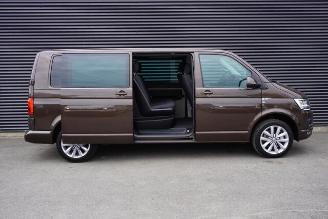 Volkswagen TRANSPORTER 204pk Euro6 Automaat L2H1 2x Schuifdeur Dubbele cabine Highline 70 Edition LED Navigatie Trekhaak Parkeersensoren Cruise control Stoelverwarming