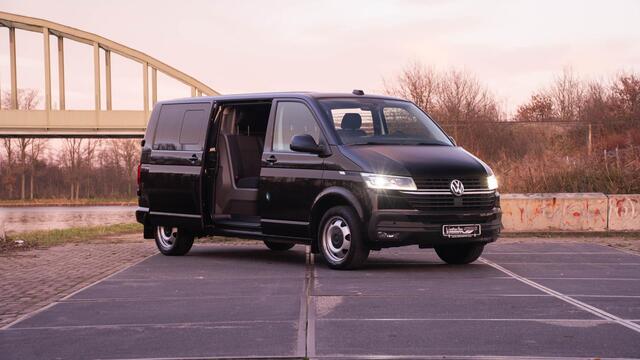 Volkswagen TRANSPORTER 2.0 TDI 150 pk L2 Dubbel Cabine DSG Aut. 6-Zits 2x Schuifdeur, LED Koplampen, App Connect, Trekhaak