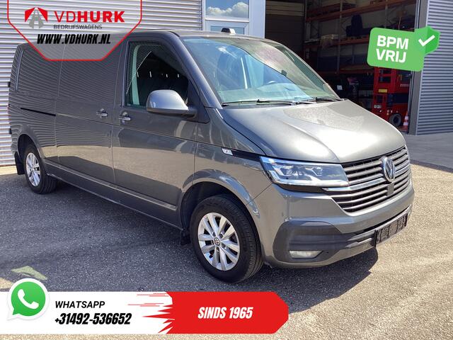 Volkswagen TRANSPORTER 2.0 TDI 150 pk Aut. L2 Adapt.Cruise/ LED/ Carplay/ Standkachel/ Stoelverw./ Camera/ Airco/ Trekhaak/ PDC/ inrichting