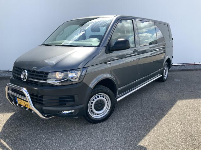 Volkswagen TRANSPORTER MARGE !! 2.0 TDI L2H1 Dub Cab 5 Pers Airco Cruise Navi Trekhaak 2200 kg Alu Velg Side Bar Camera Bull Bar Euro 6
