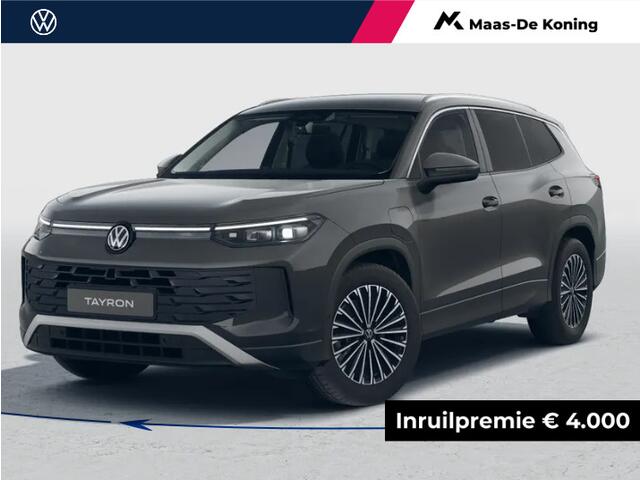Volkswagen Tayron Life Edition 1.5 eHybrid 204 pk 6 versn. DSG · Comfort Pakket · Trekhaak inklapbaar, met elektrische ontgrendeling, incl. aanhangermanoeuvreerhulp Trailer Assist