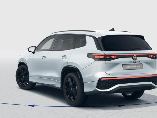 Volkswagen Tayron R-Line Edition 1.5 eHybrid 204 pk 6 versn. DSG · Black Style Pakket · Comfort Pakket · Trekhaak inklapbaar, met elektrische ontgrendeling, incl. aanhangermanoeuvreerhulp Trailer Assist ·