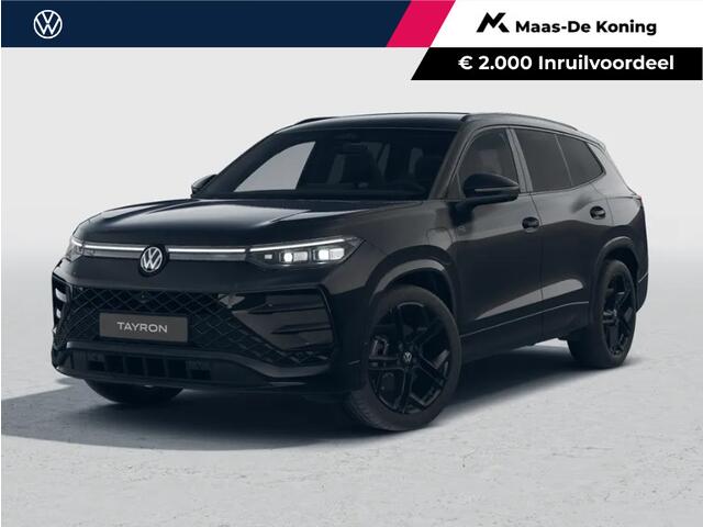 Volkswagen Tayron R-Line Edition 1.5 eHybrid 204 PK 6 versn. DSG · Black Style Pakket · Panoramaschuif-kanteldak · rekhaak inklapbaar, met elektrische ontgrendeling, incl. aanhangermanoeuvreerhulp Trailer Assist ·