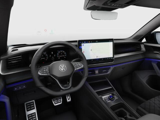 Volkswagen Tayron R-Line Edition 1.5 eHybrid 204 PK 6 versn. DSG · Black Style Pakket · Panoramaschuif-kanteldak · rekhaak inklapbaar, met elektrische ontgrendeling, incl. aanhangermanoeuvreerhulp Trailer Assist ·