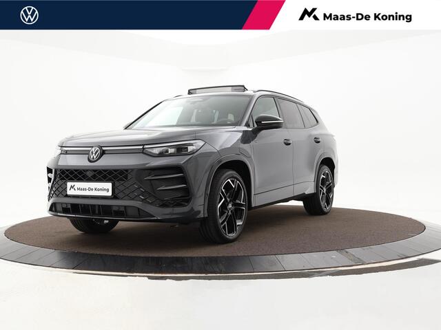 Volkswagen Tayron 1.5 eHybrid 272pk DSG R-Line Edition · Trekhaak · Panoramadak · Leder · Harman Kardon sound · Elektrische stoelen · 360 gr. Camera · Apple/Android Car Play · Head-Up Display · Garantie t/m 23-11-2029 of 100.000km