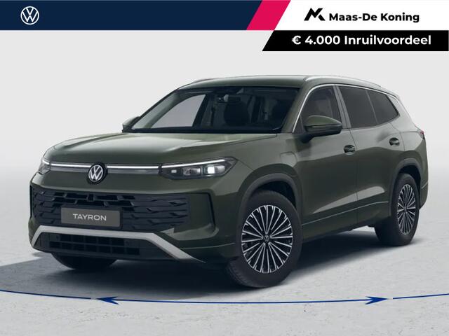 Volkswagen Tayron Life Edition 1.5 eHybrid 204 PK 6 versn. DSG · Comfort pakket · Trekhaak inklapbaar, met elektrische ontgrendeling, incl. aanhangermanoeuvreerhulp Trailer Assist · Voorraad OUTLET · Prijs is inclusief inruilpremie ·
