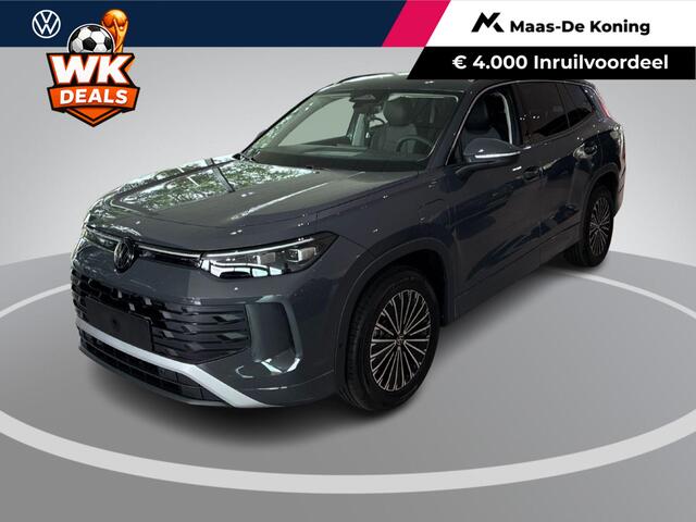 Volkswagen Tayron Life Edition 1.5 eHybrid 204 pk 6 versn. DSG · Comfort Pakket · Trekhaak inklapbaar, met elektrische ontgrendeling, incl. aanhangermanoeuvreerhulp Trailer Assist · Voorraad OUTLET · Prijs is inclusief inruilpremie ·