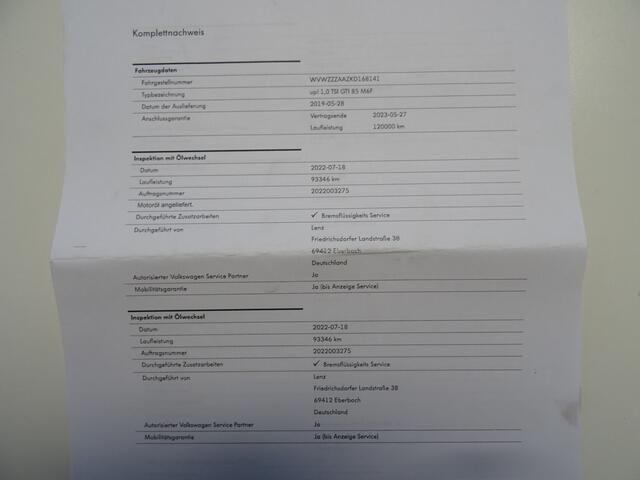 Volkswagen UP! 1.0 TSI GTI * PDC * STOELVERW. * CITY SAFETY !!