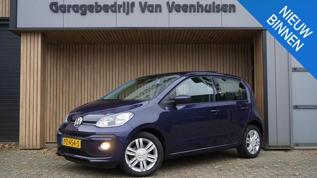 Volkswagen UP! 1.0 75pk Automaat 5Drs High up! Pano.Dak Clima Stoelverwarming 15inch LM *NL auto* 68196km!