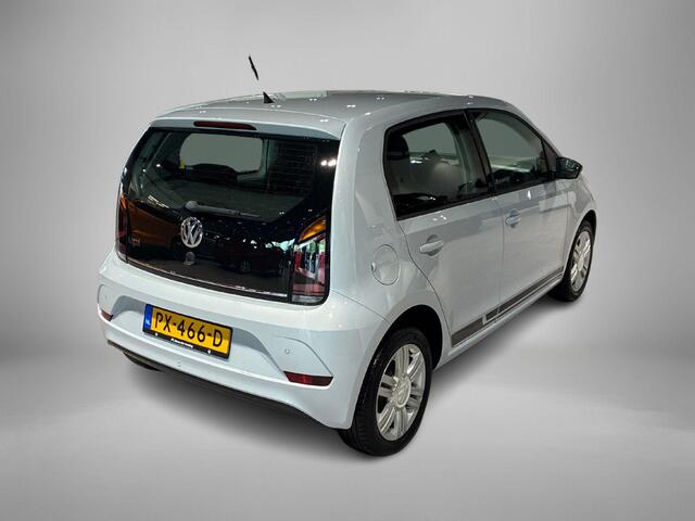 Volkswagen UP! 1.0 60pk BMT High UP! · Cruise Control · P-Sensoren · 15"Velgen · Airco · Telefoonhouder · Mistlampen · Elek. Verstel- + Verwarmbare Spiegels ·